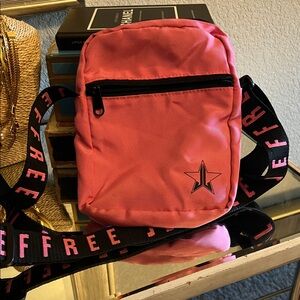 Jeffree Star Vibrant Pink Messenger Bag